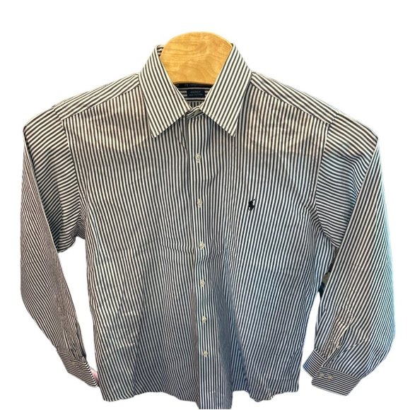 Ralph Lauren Men's Striped Dress Shirt - Size 16 -‎ 34/35 - Picture 6 of 7